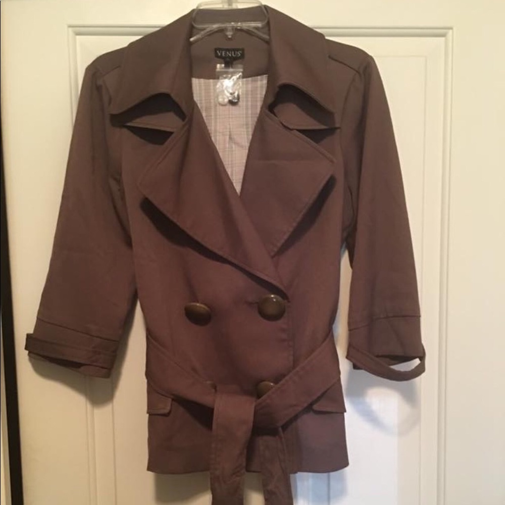 Venus Trench Jacket NWT! Size L